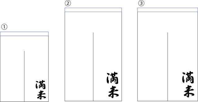 間仕切りのれん-仕様画像