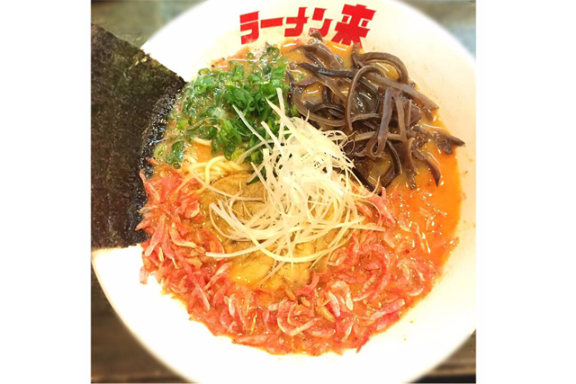 桜えび豚骨ラーメン