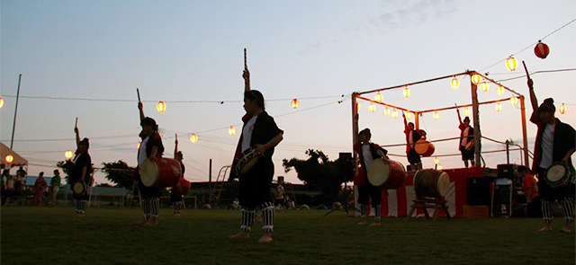 青年団が主催する夏祭り