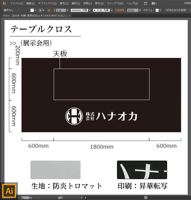 テーブルクロスデザイン